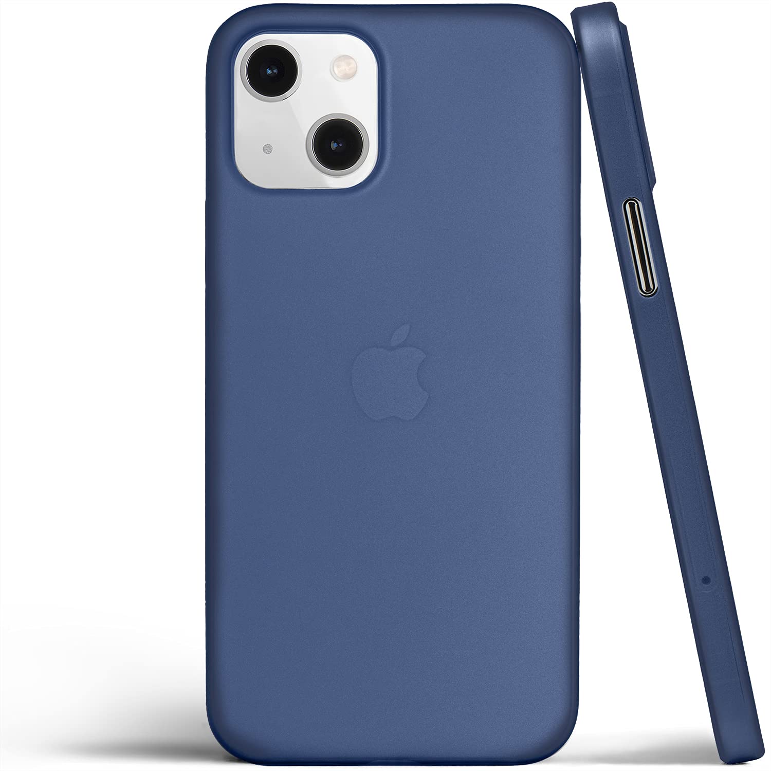 Ultra Thin iPhone 13 Case - Thinnest Minimalist Protective Cover for Apple iPhone 13 (2021) | Navy Blue Slim Design | Perfect for Everyday Use, Office & Travel Protection