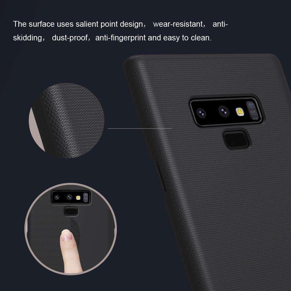 Nillkin Frosted Shield Hard Back Cover for Samsung Galaxy Note 9 - Durable Matte Phone Case with Anti-Slip Grip - Perfect for Work, Travel & Everyday Protection