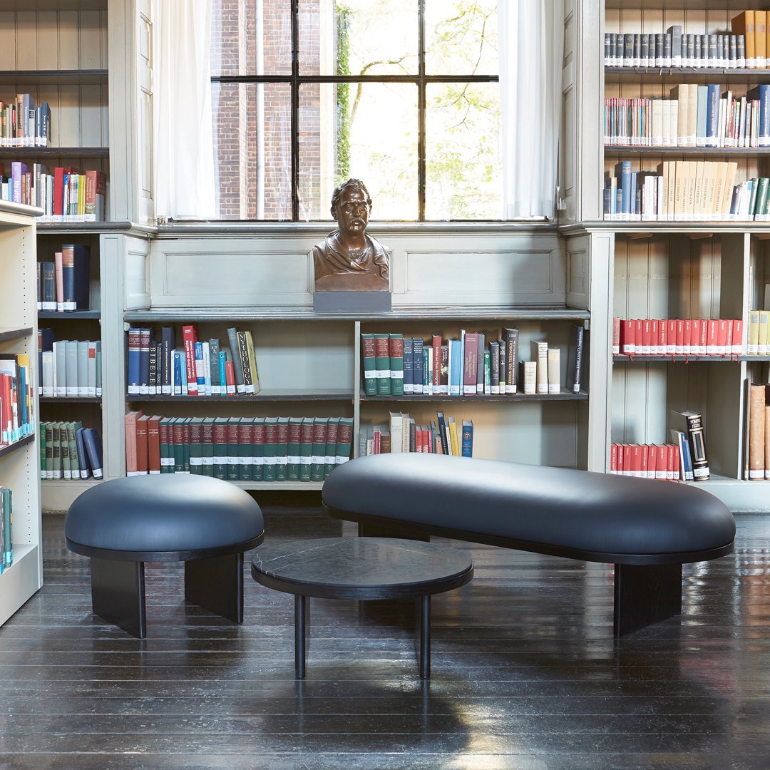 Anza Bench Upholstered - Modern Fabric Bench with Solid Wood Legs for Living Room, Bedroom or Entryway Seating