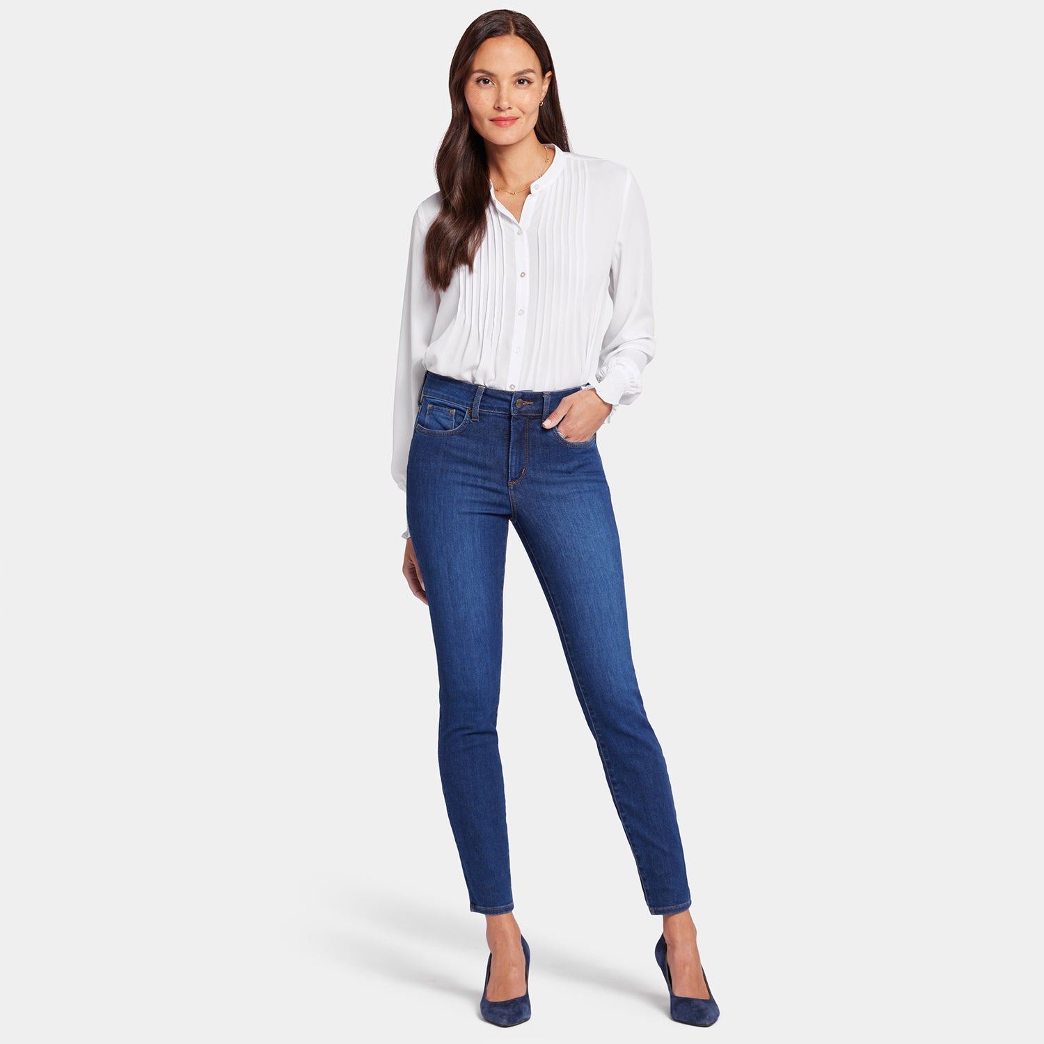Ami Skinny Jeans for Petite Women - High Waist Stretch Denim Pants | Perfect for Casual Wear, Office Outfits & Night Out