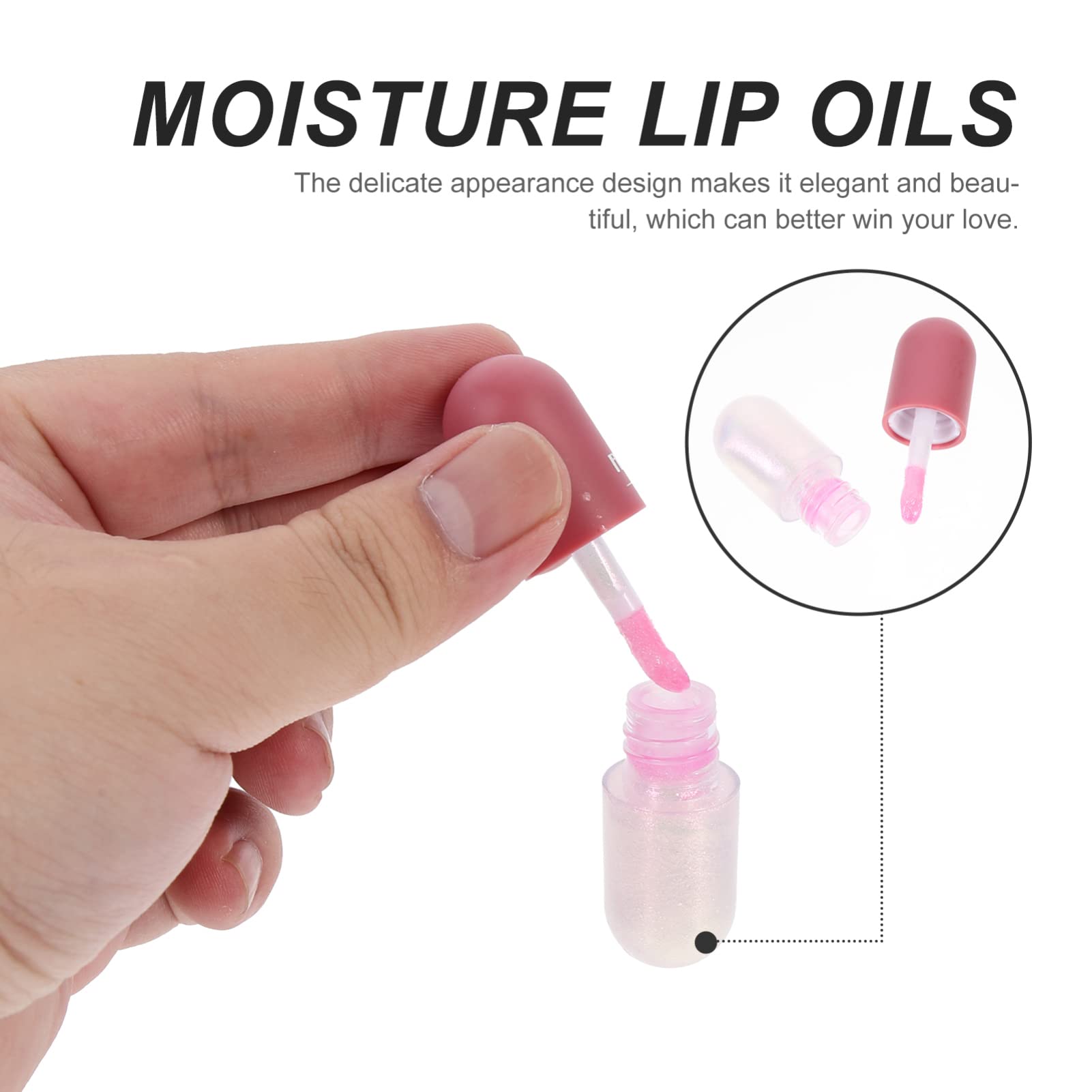 3pcs Lip Plumping Gloss with Tint - Hydrating Lip Oil for Moisture & Care - Portable Lip Gloss Set for Dry Lips - Perfect for Daily Use, Makeup & Night Lip Treatment