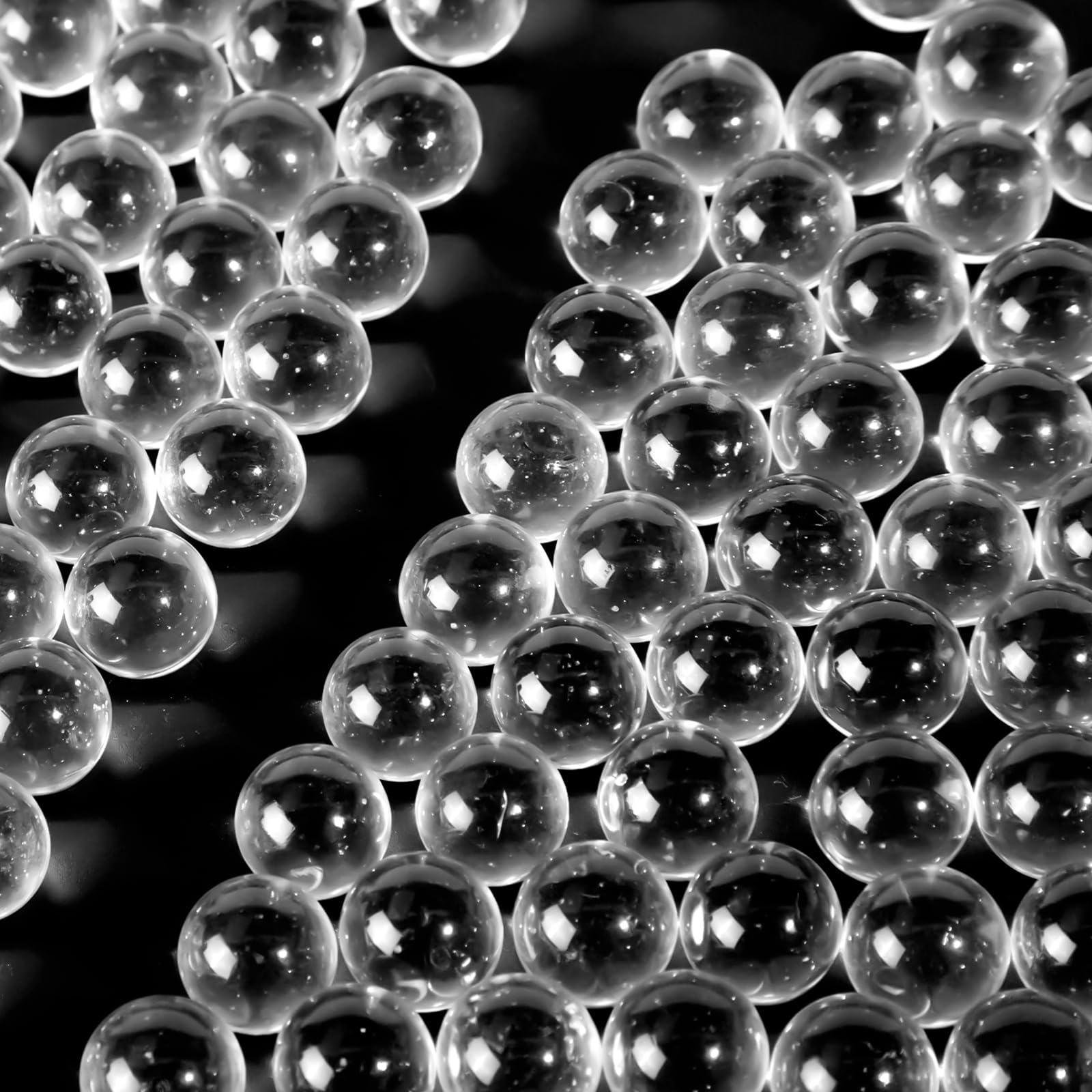 FUTUREPLUSX 3LB Clear Glass Marbles Bulk - 240PCS 0.63 Inch Round Vase Fillers for Home Decor, Kids Crafts, Games & DIY Projects - Perfect for Floral Arrangements, Aquariums, and Sensory Play