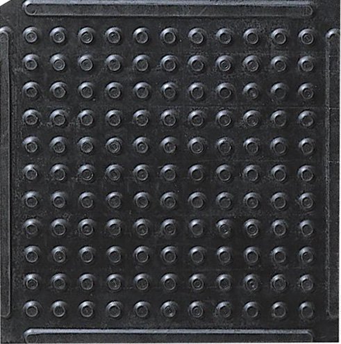Non-Slip Knob Top Kitchen Mats - Black 2' x 3' - Anti-Fatigue Floor Mat for Standing Comfort While Cooking, Dishwashing & Food Prep