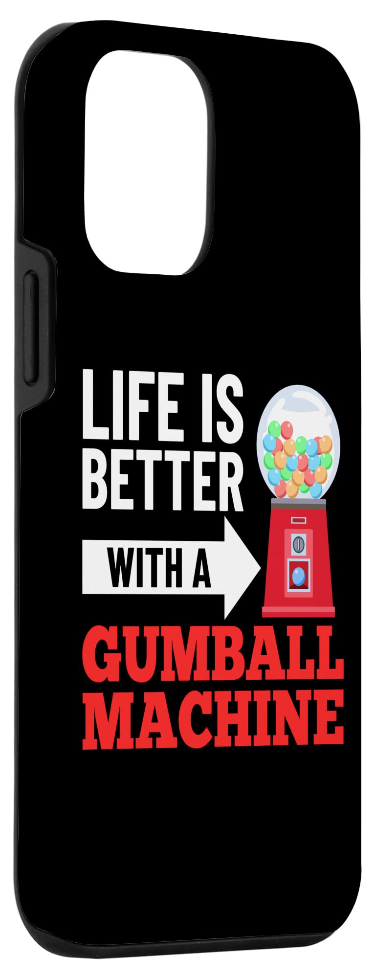 iPhone 12 Mini Gumball Machine Bubble Gum Case - Cute Chewing Gum Themed Protective Cover for Girls & Teens - Perfect for School, Parties & Fun Outings