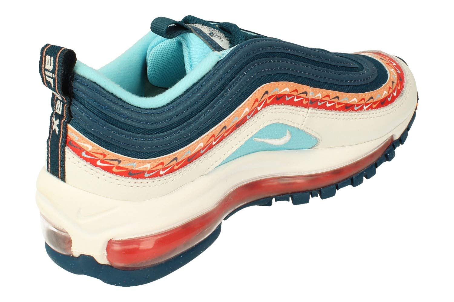 Nike Air Max 97 GS Big Kids Running Shoes CQ4818-400 Size 4 - Lightweight Comfort for School & Sports Activities