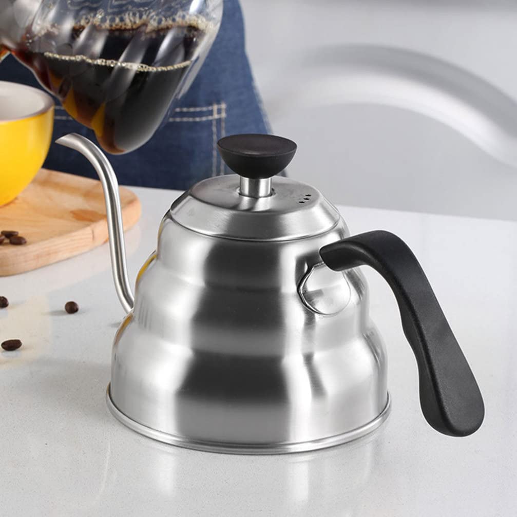 Premium CALLARON Camping Coffee Maker - Stainless Steel Pour Over Kettle with Long Spout for Perfect Coffee Brewing | Ideal for Outdoor Adventures, Home Baristas & Specialty Coffee Lovers