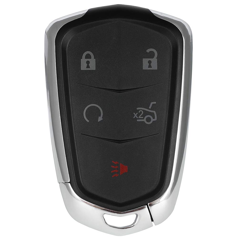 2014-2019 Cadillac SRX Remote Key Shell Replacement Case - 3 Button FCC ID HYQ2AB by AUTO KEY MAX | Compatible with Key Fob Housing & Perfect for Lost or Damaged Remote Keys