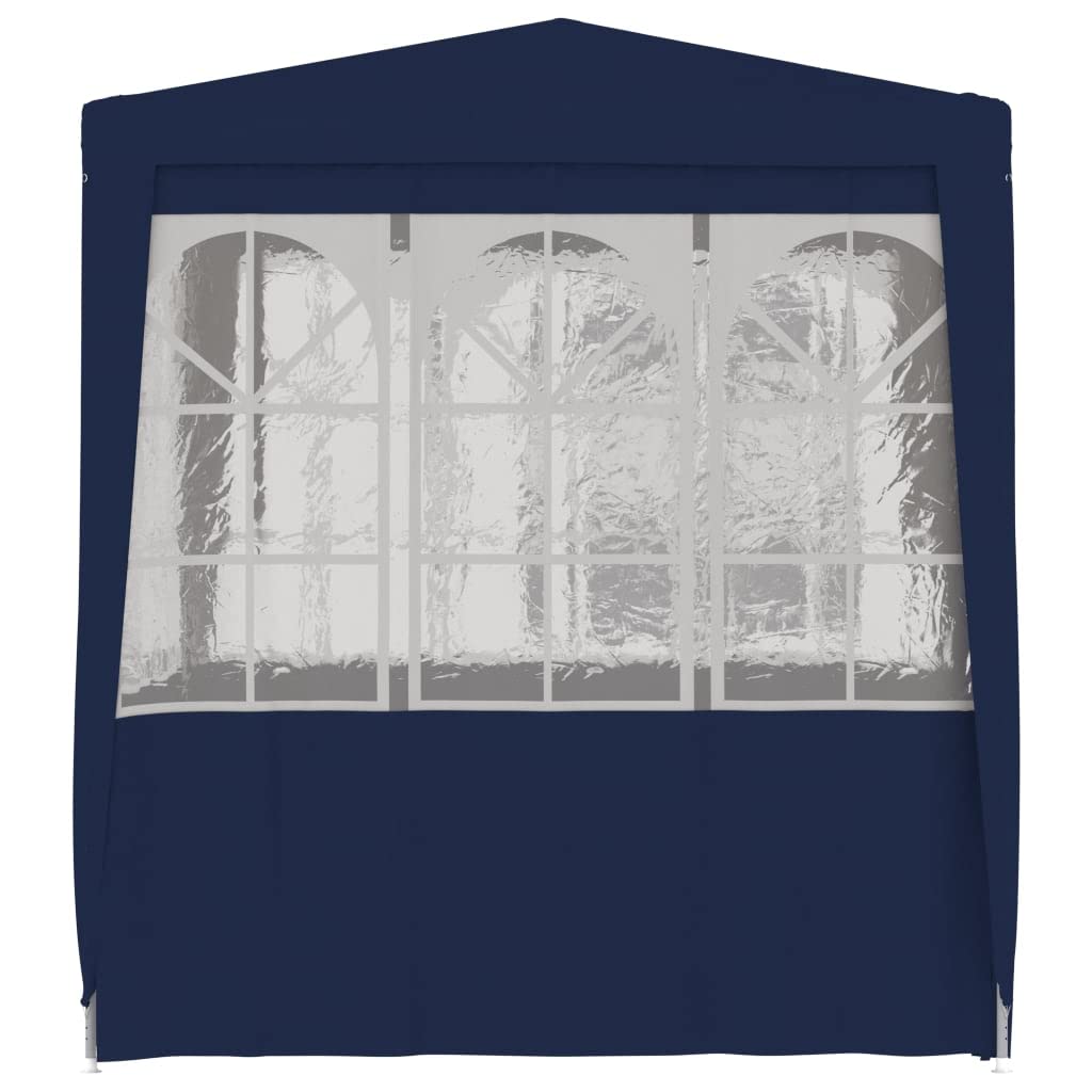 CHARMMA 6.6'x6.6' Blue Pop Up Canopy Tent - Waterproof Outdoor Party Wedding Gazebo for Backyard, Beach, Camping & Events - Portable Instant Shelter with UV Protection & Polyester Fabric