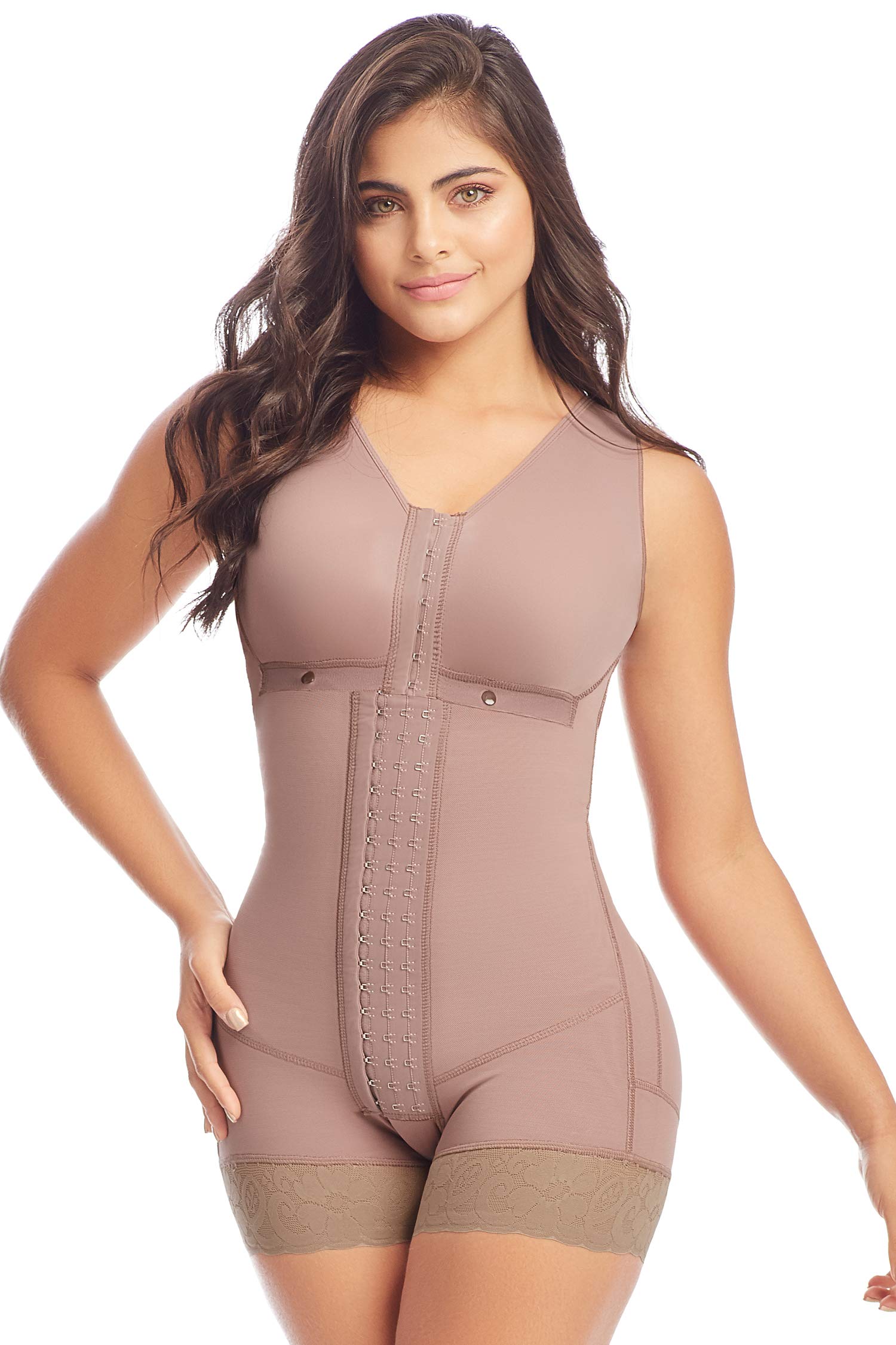 Fajas D'Prada Tummy Control Butt Lifter Boy Short Girdle with Row Hooks - Shapewear for Women, Waist Trainer & Body Shaper - Perfect for Everyday Wear, Special Occasions & Postpartum Recovery