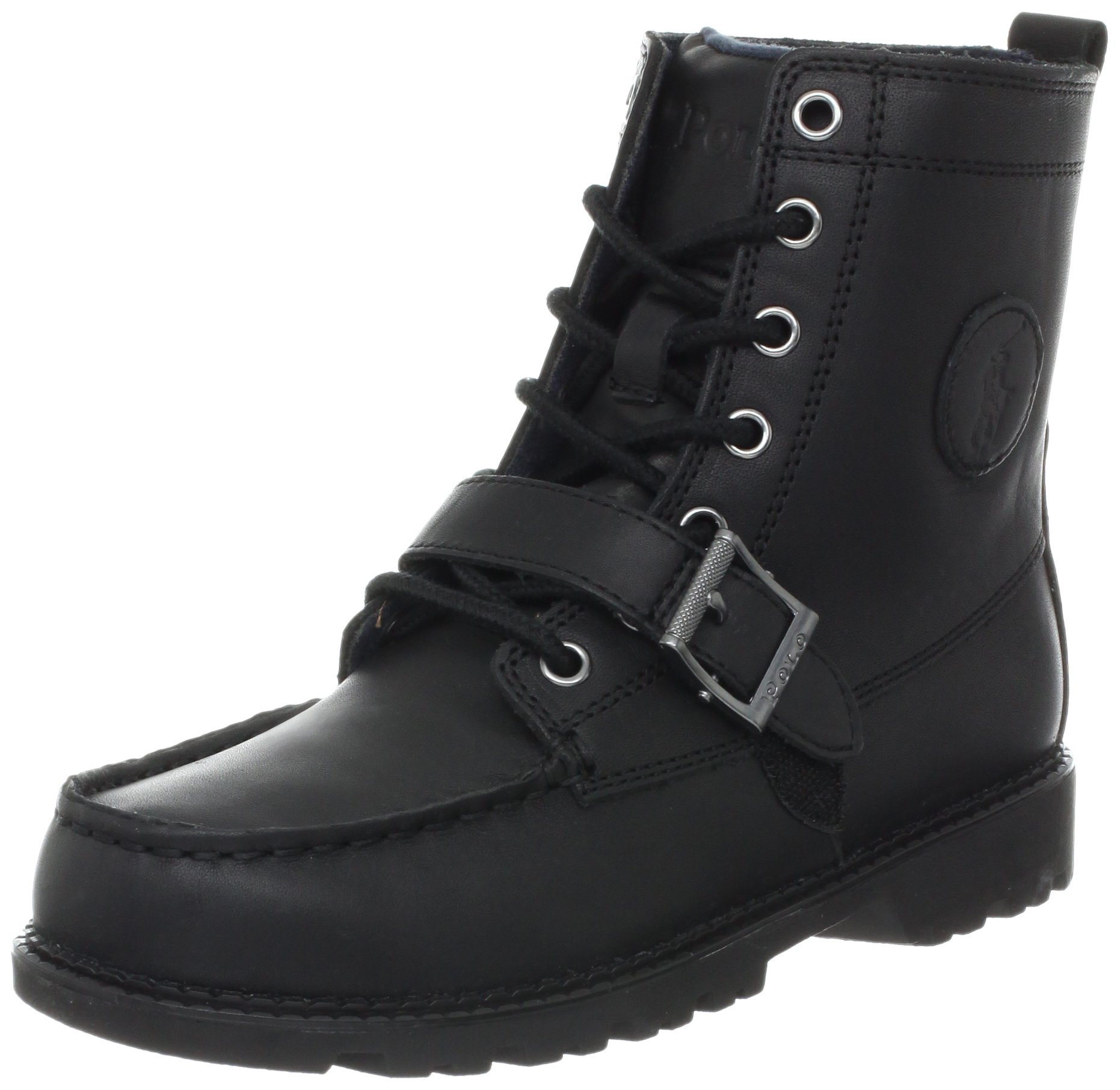Polo Ralph Lauren Kids Ranger High II Fashion Lace Boots for Toddler Little Kid Big Kid - Stylish Comfortable Winter Boots for School Outdoor Play Snow Day