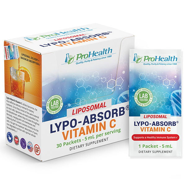 Lypo Absorb Liposomal Vitamin C 1000mg Supplement - High Absorption Immune Support & Antioxidant Boost for Daily Wellness & Skin Health
