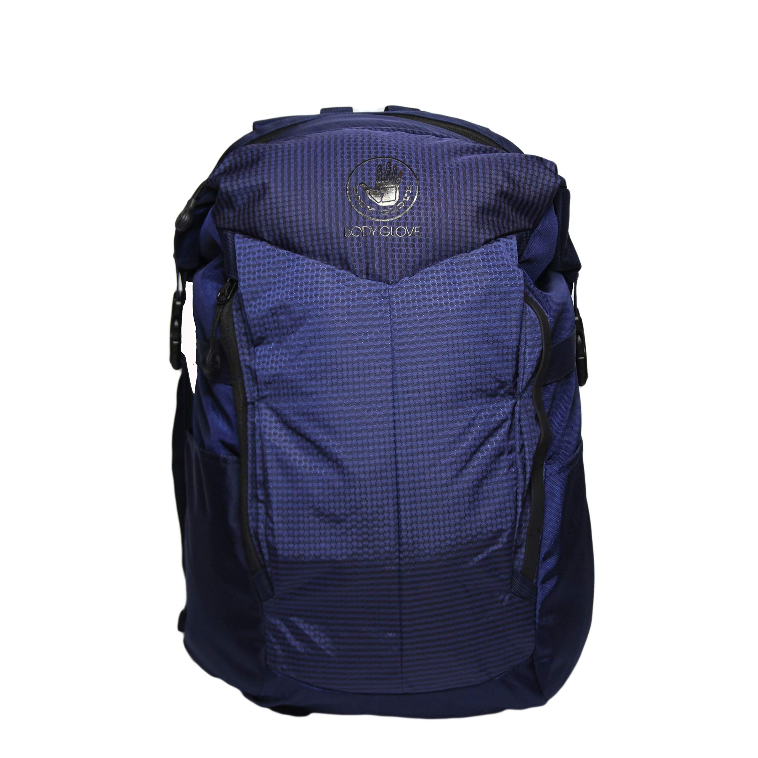 Body Glove Tomlee Roll Top Backpack - Waterproof School Backpack for College Students, Travel & Hiking with Laptop Sleeve (Blue, One Size) - Perfect for Daily Commute, Outdoor Adventures & Business Trips