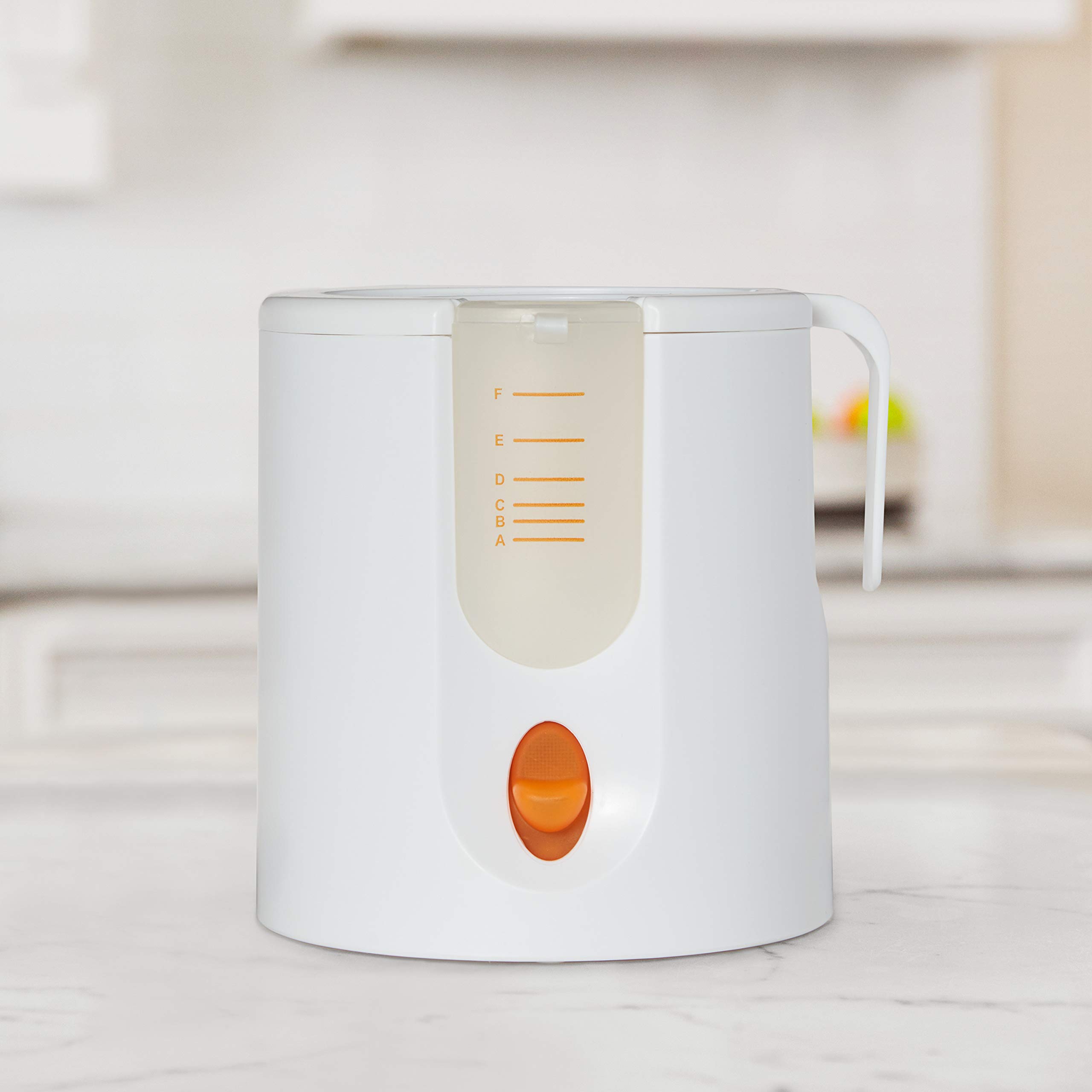 Munchkin High Speed Bottle Warmer - Fast Heating Baby Bottle Warmer for Breastmilk & Formula - Orange & White (1 Count) - Perfect for Travel, Home & Nursery Use