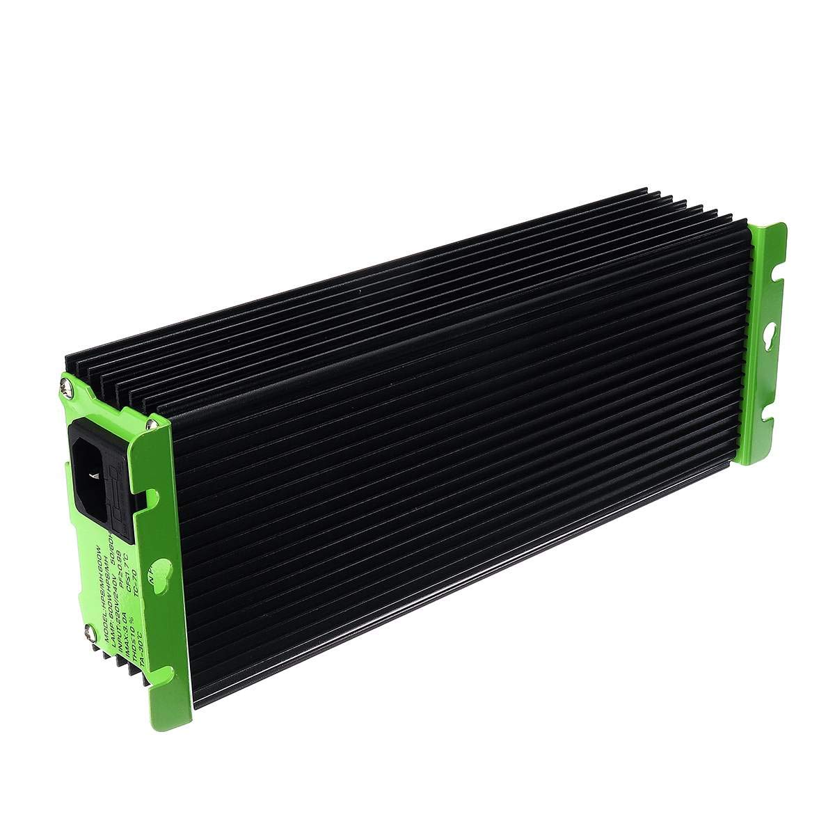 600W Digital Dimmable Ballast for HPS MH Grow Lights - Hydroponic Garden Planter Lighting System for Indoor Plants, Greenhouse & Horticulture Use