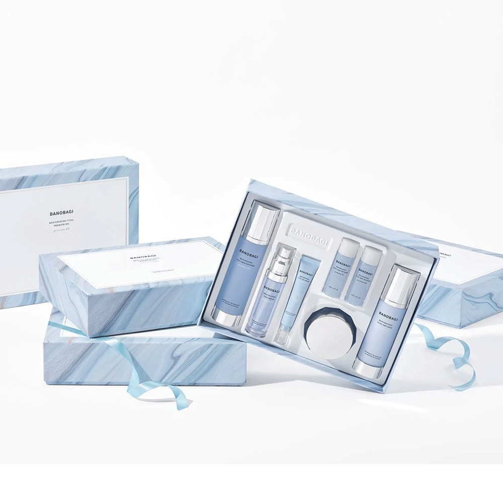 BANOBAGI Rejuvenating Vital Premium Skincare Set - Anti-Aging & Hydrating Facial Care Kit for Glowing Skin | Perfect for Daily Routine & Nighttime Skincare Regimen