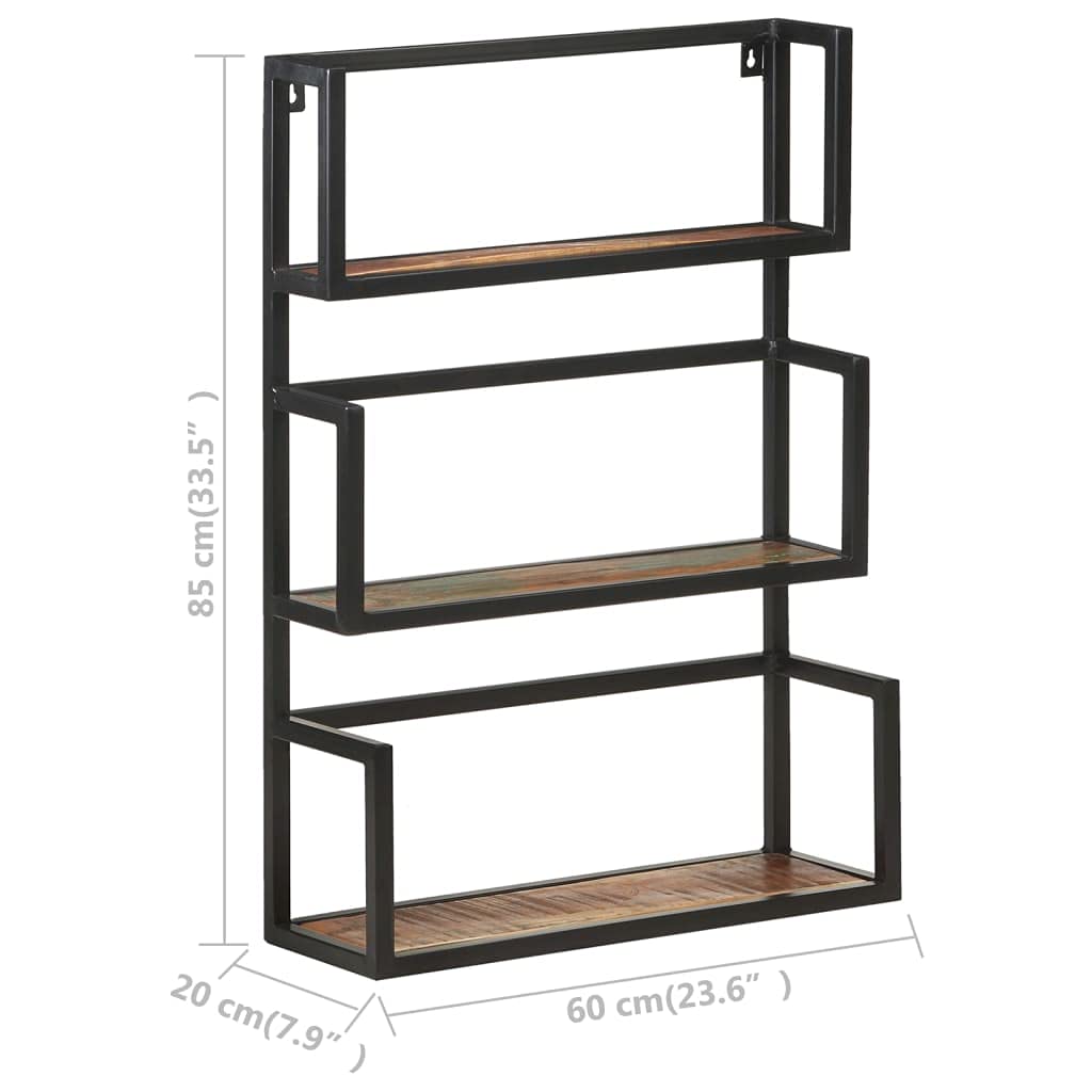 Floating Shelves for Wall - Solid Reclaimed Wood Wall Shelves 23.6