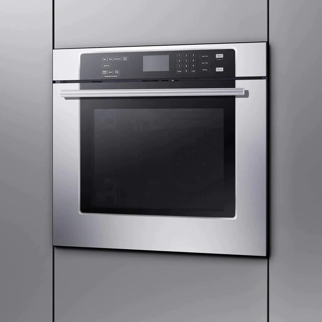 Forno Villarosa 30 Inch Stainless Steel Convection Electric Wall Oven - FBOEL1358 - Perfect for Modern Kitchens & Baking Enthusiasts