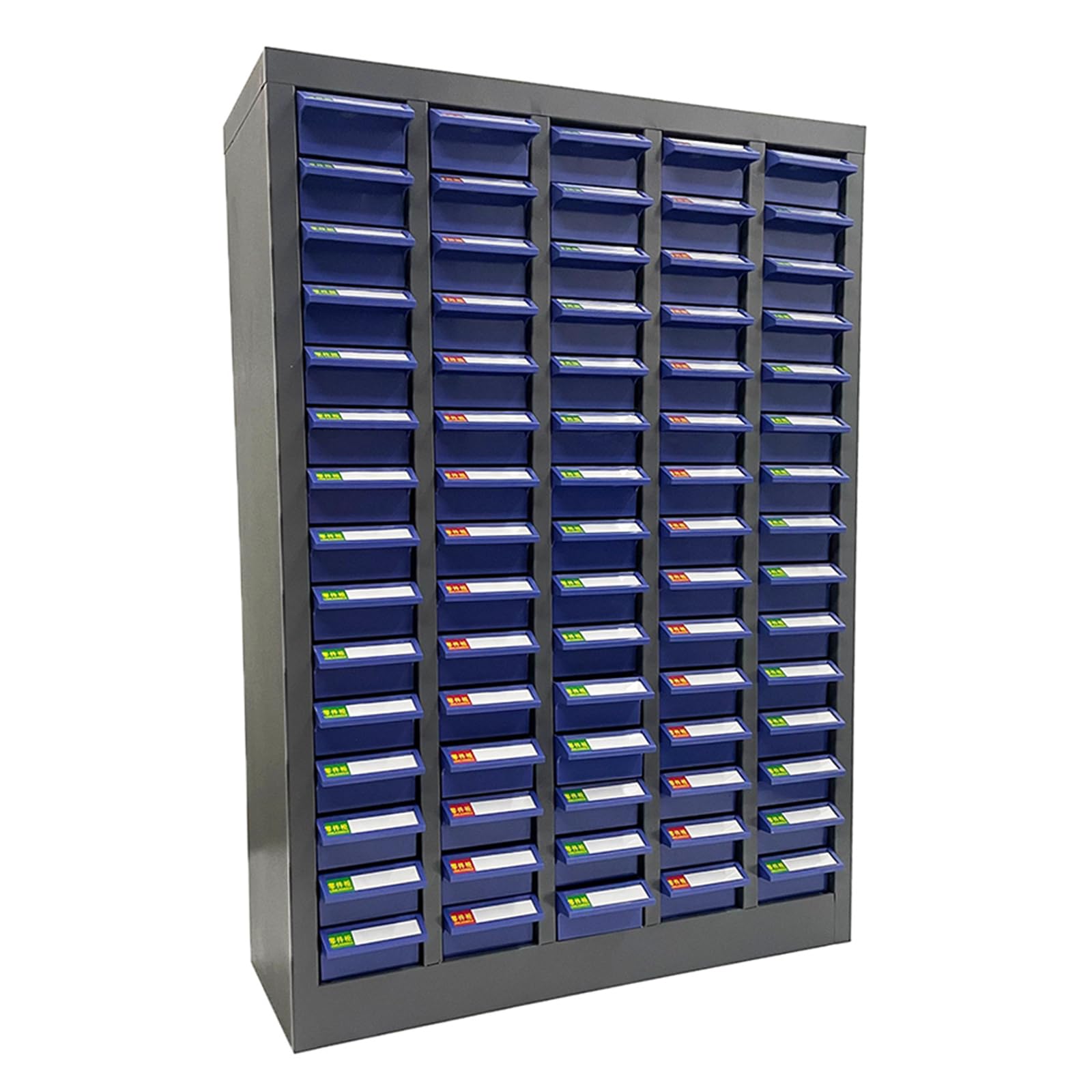 TechTongda 75-Drawer Steel Bolt & Nut Organizer - Durable Hardware Storage for Workshops