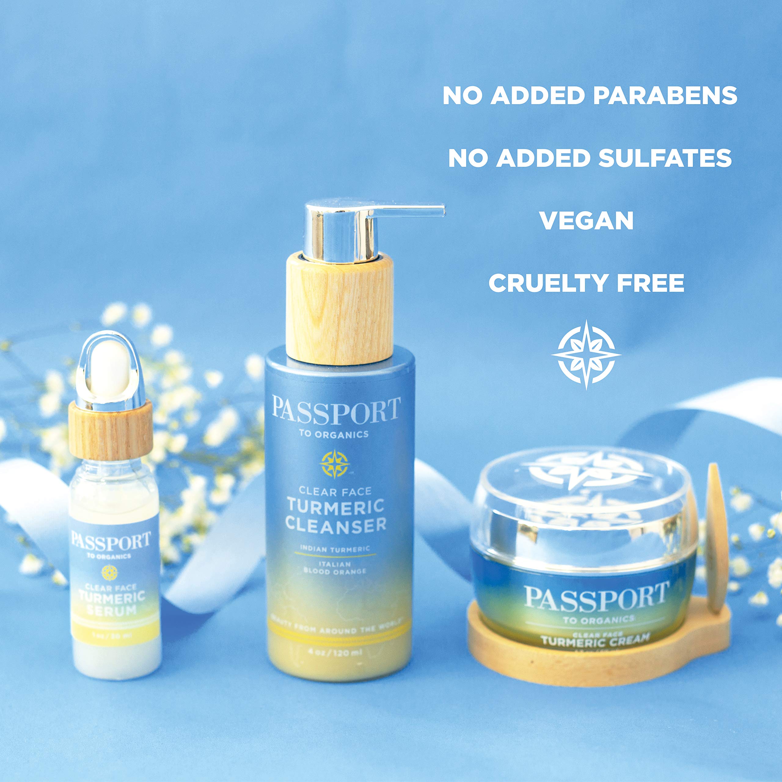 Brightening Turmeric Face Cream Set for Glowing Skin - Anti-Aging & Dark Spot Treatment for Day & Night Use