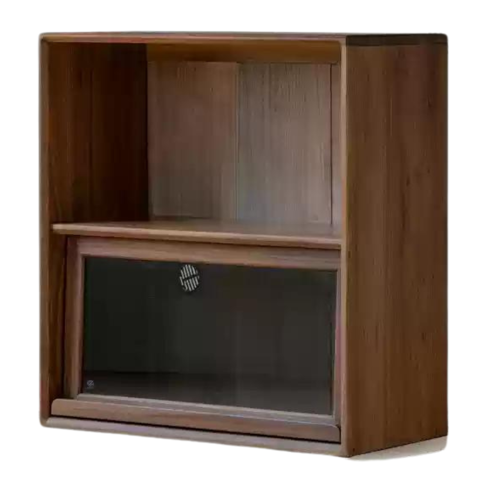 Premium Solid Oak & Black Walnut Modular Bookcase - Modern Luxury Wooden Bookshelf for Home Office, Living Room, and Library Organization