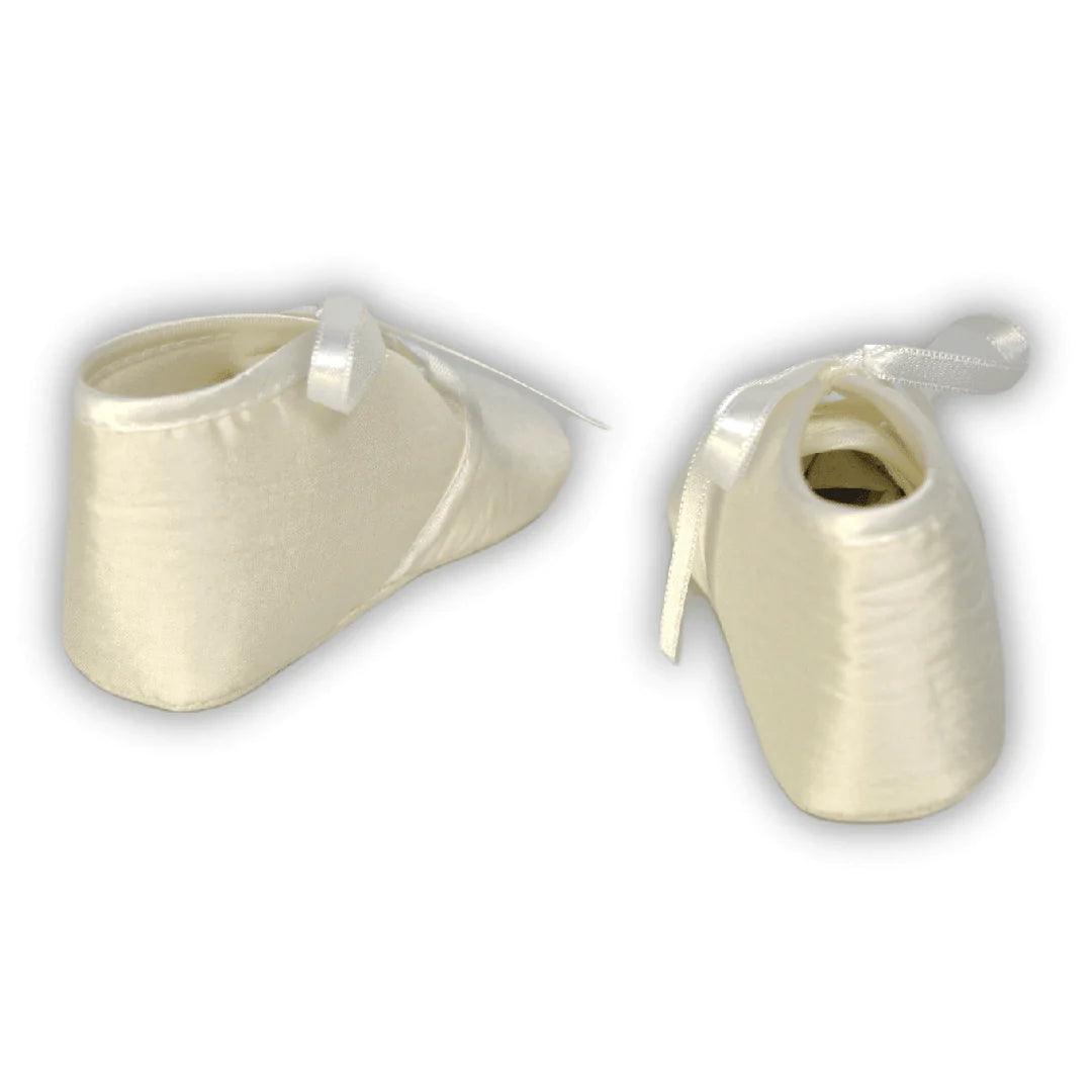 Italian-Made Ivory Baby Boy Baptism Shoes - Perfect for Christening, First Communion & Special Occasions