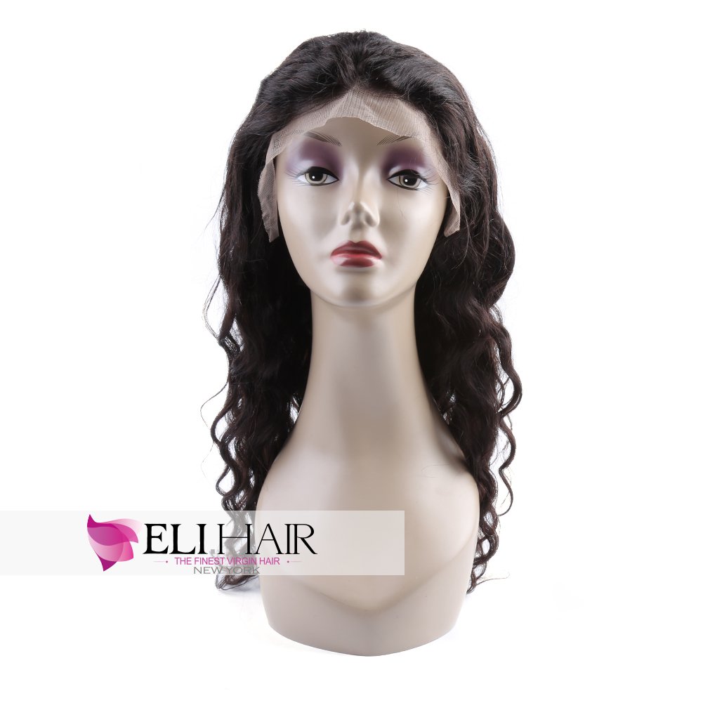 Natural Color Loose Deep Wave Virgin Human Hair Wigs 130% Density Full Lace Wig Brazilian Hair for Women - 10 Inch (Perfect for Daily Wear, Parties & Special Occasions)