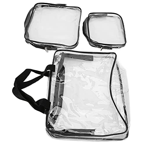 Travel Toiletry Bag - Transparent Cosmetic Bag for Women, Camping & Holidays
