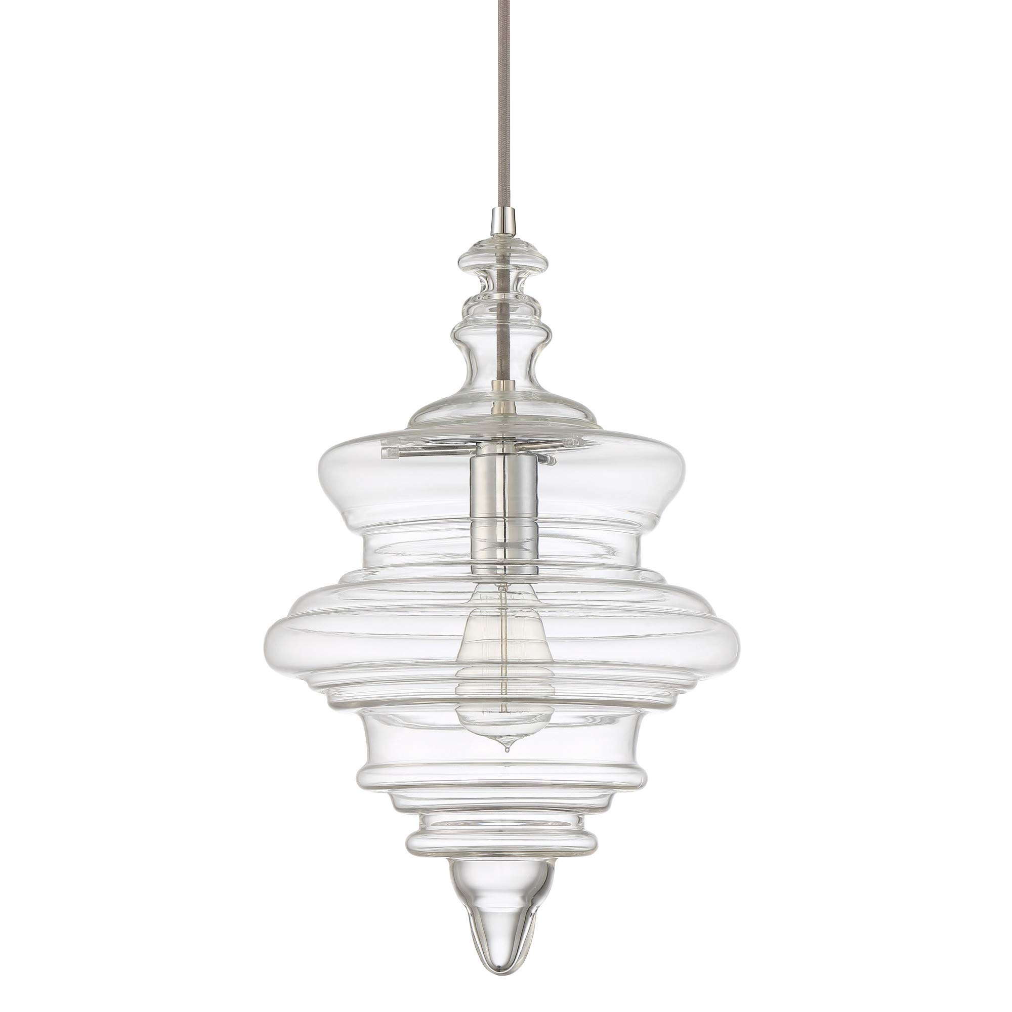 Craftmade 1-Light Mini Pendant in Chrome Finish - Perfect for Kitchen Islands, Dining Rooms & Entryway Lighting