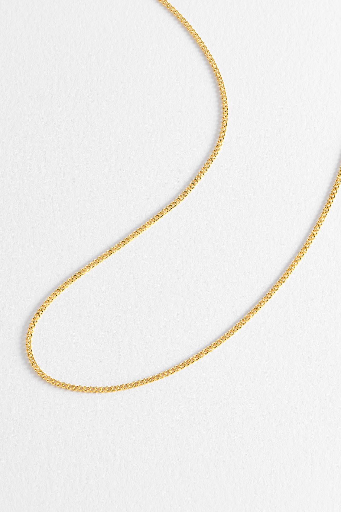 18K Gold Plated Curb Chain Necklace for Women - Elegant Cuban Link Choker | Perfect for Layering, Gift Giving & Everyday Wear