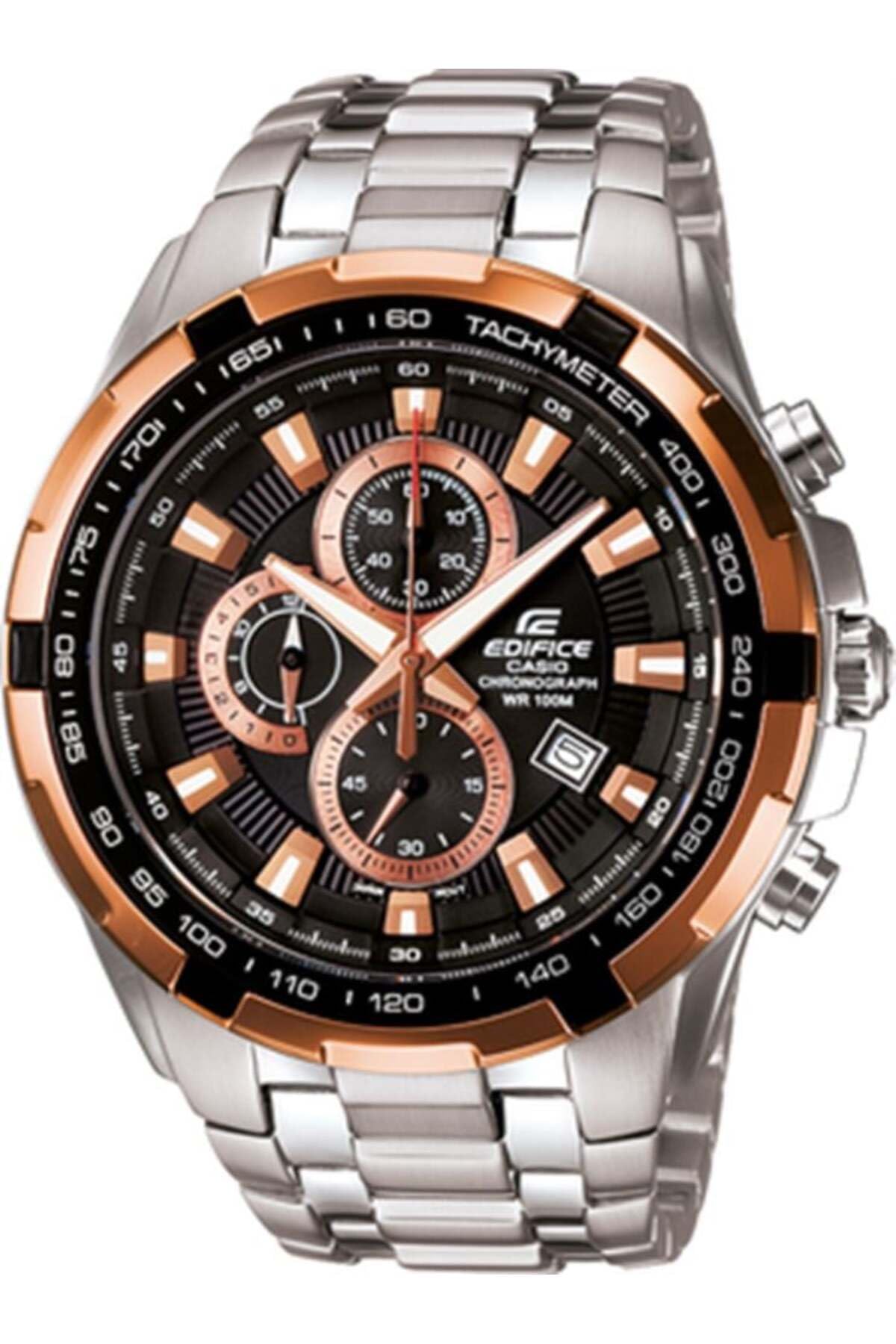 Casio Edifice Chronograph Men's Watch EF-539D-1A5VDF - Stainless Steel, Water Resistant, Analog Display - Perfect for Business, Casual Wear & Outdoor Activities