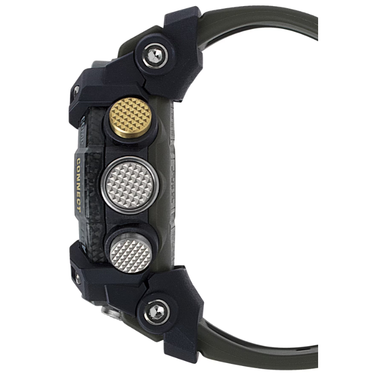 Casio G-Shock Master of G Mudmaster GGB100-1A3 Carbon Core Guard Green Shock-Resistant Watch - Perfect for Outdoor Adventures, Hiking, and Military Use
