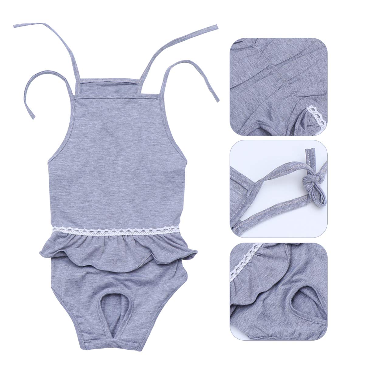 **POPETPOP Washable Dog Diapers for Female Dogs - XS to XXL Sizes, Reusable Period Pants & Pet Underwear for Large/Small Dogs - Perfect for Heat Cycles, Incontinence & Travel**    *(Use Cases: Ideal for female dogs in heat, senior pets with incontinence, or travel to keep your home clean.)*