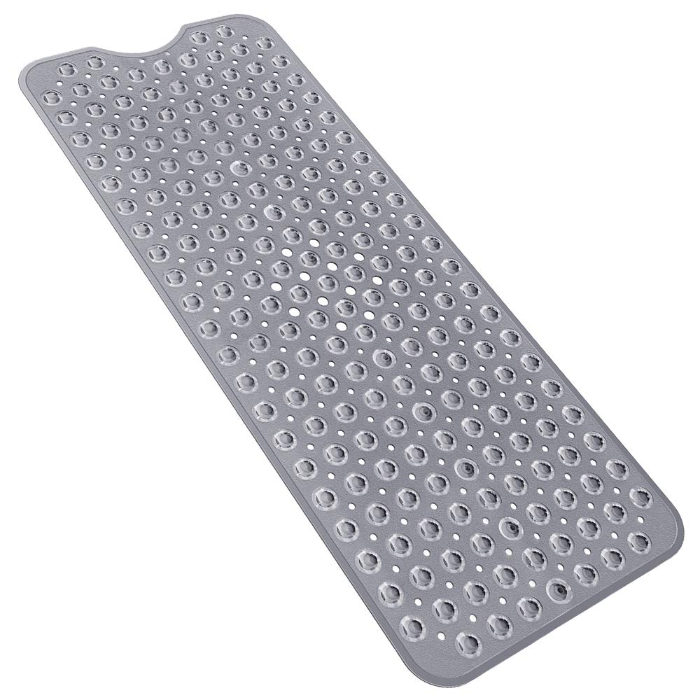 Yolife Extra Long Non-Slip Bathtub Mat with Strong Suction Cups - 40x100cm Machine Washable Bath & Shower Mat for Bathroom Safety - Perfect for Elderly, Kids & Wet Floors