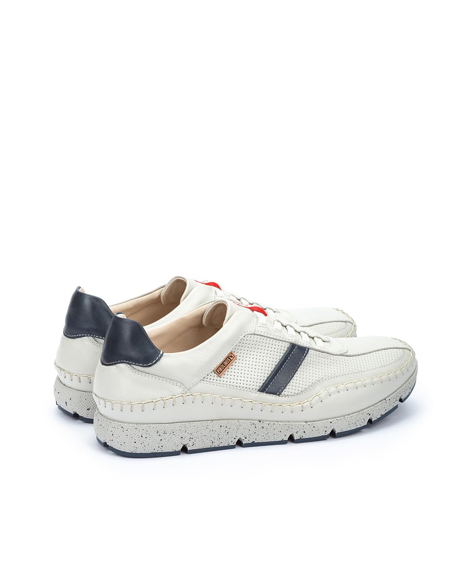**PIKOLINOS Men's Leather Sneakers - Fuencarral Style | Comfortable & Stylish Casual Shoes for Walking, Work & Everyday Wear**