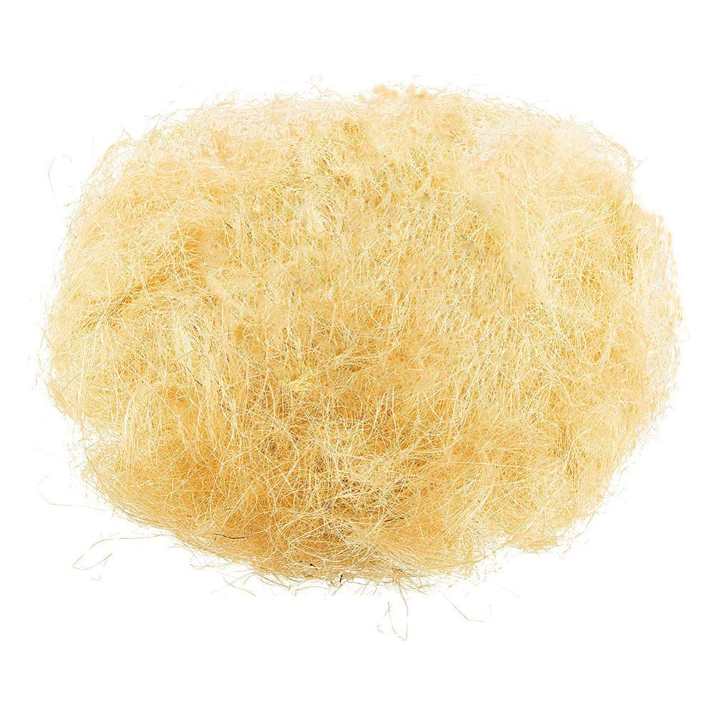 POPETPOP 3-Pack Chicken Coop Grass Nest Mats - Natural Jute Silk Filler for Decor, Party & Wedding Supplies | Eco-Friendly Box Filling Material | Flexible Jute Wire for DIY Crafts, Farmhouse Decor & Event Styling