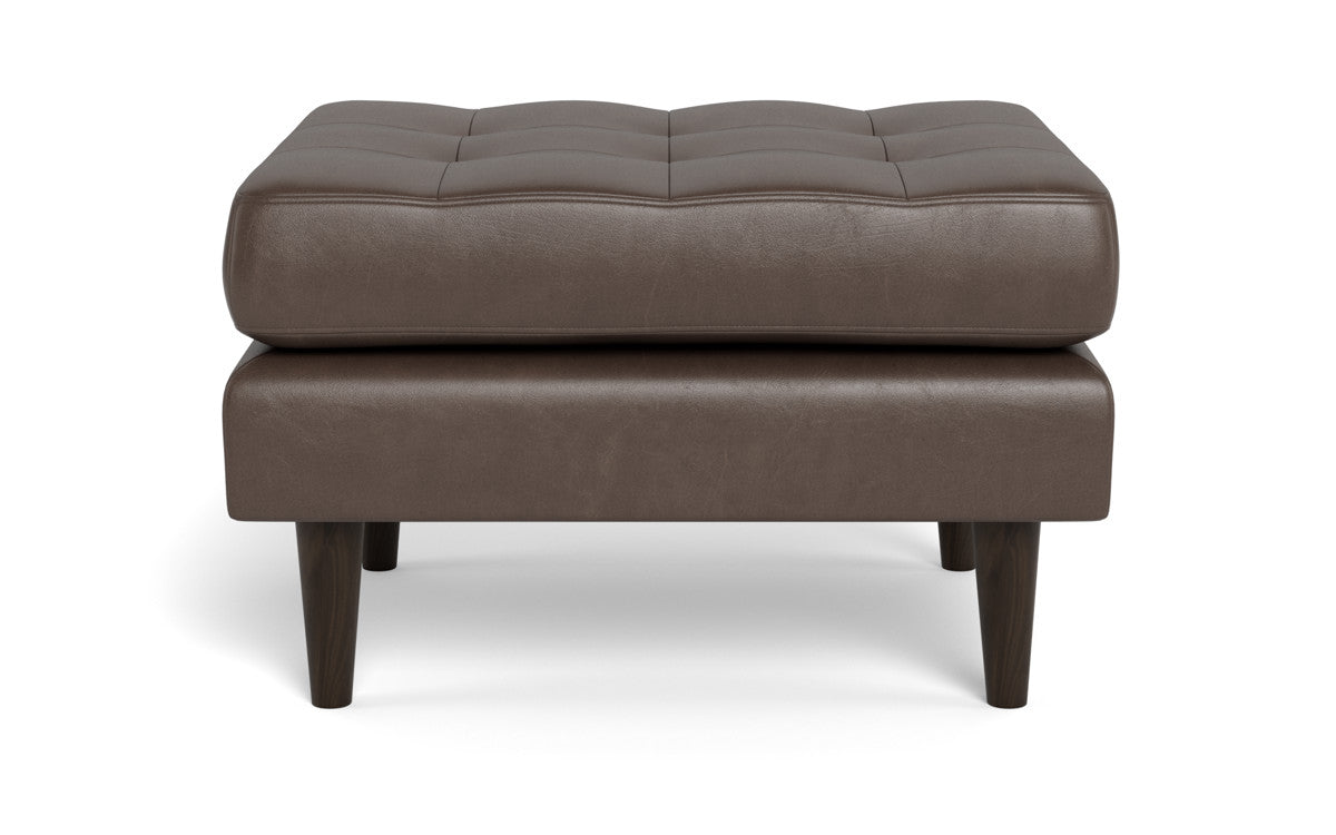 Premium Genuine Leather Ladybird Ottoman - Stylish Footrest & Storage Stool for Living Room, Bedroom, or Office - Perfect Home Decor Accent