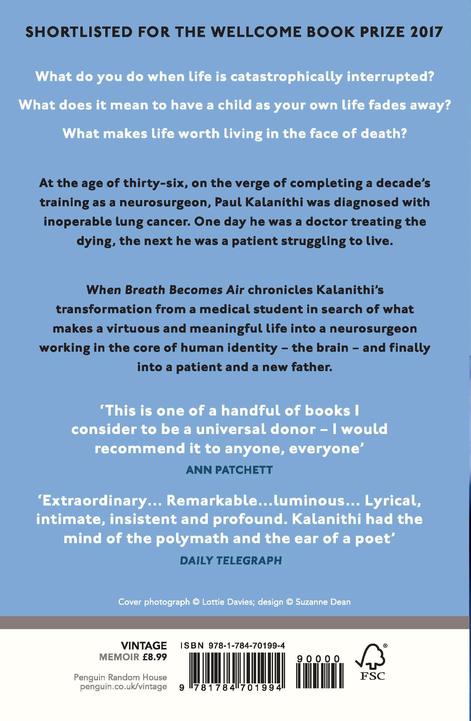 When Breath Becomes Air: A Memoir of Life and Death - Inspirational Book for Medical Professionals, Students & Those Facing Mortality | Perfect for Book Clubs, Gifts & Personal Reflection