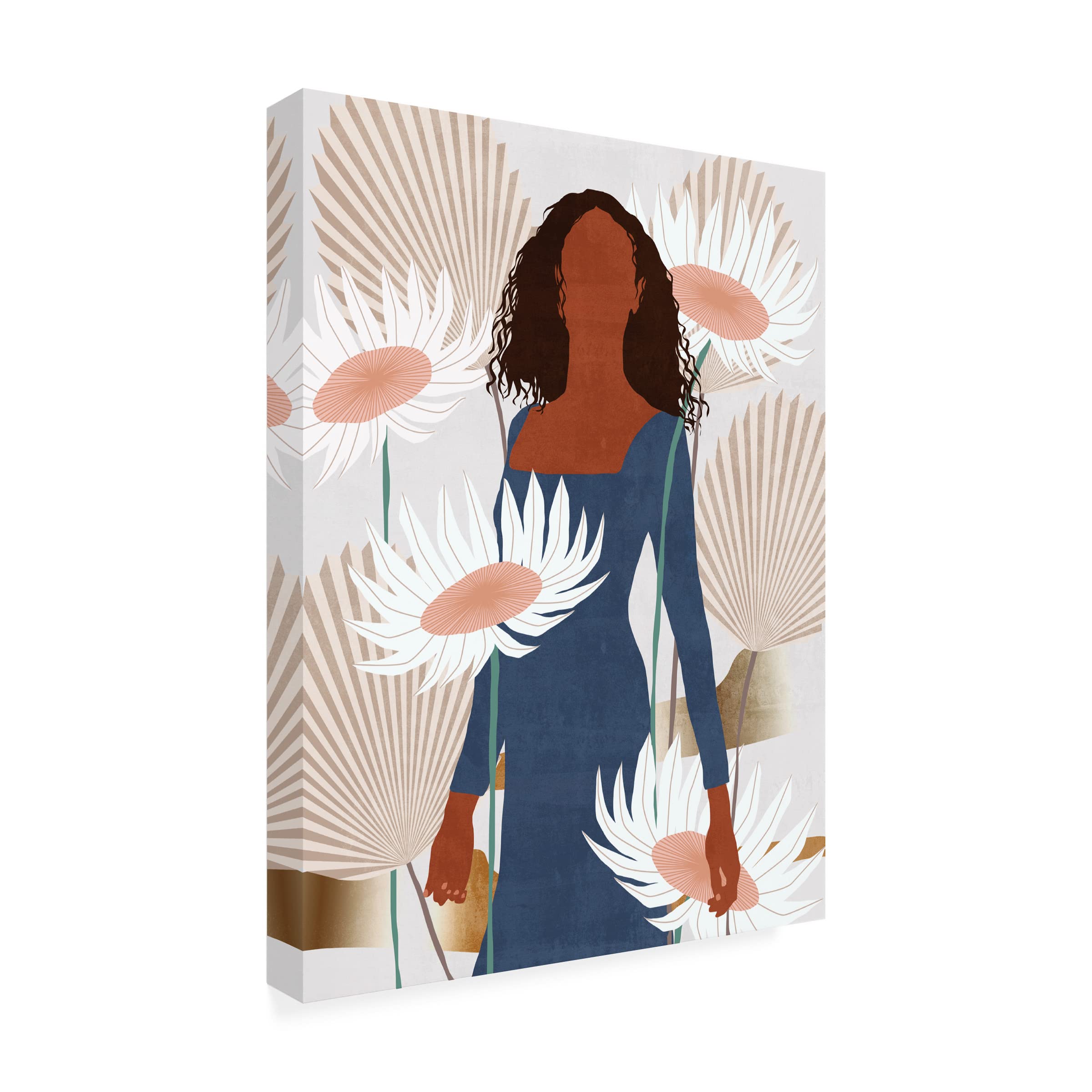Sun Kissed Woman I Canvas Wall Art by Melissa Wang - Handmade Oil Painting Reproduction for Living Room, Bedroom & Office Decor