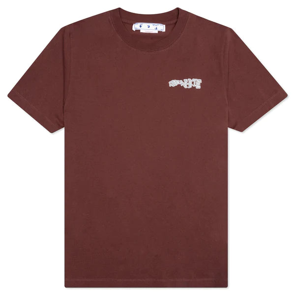 Off-White Graffiti Arrow Graphic T-Shirt for Men - Streetwear Fashion Tee for Casual Wear & Urban Style