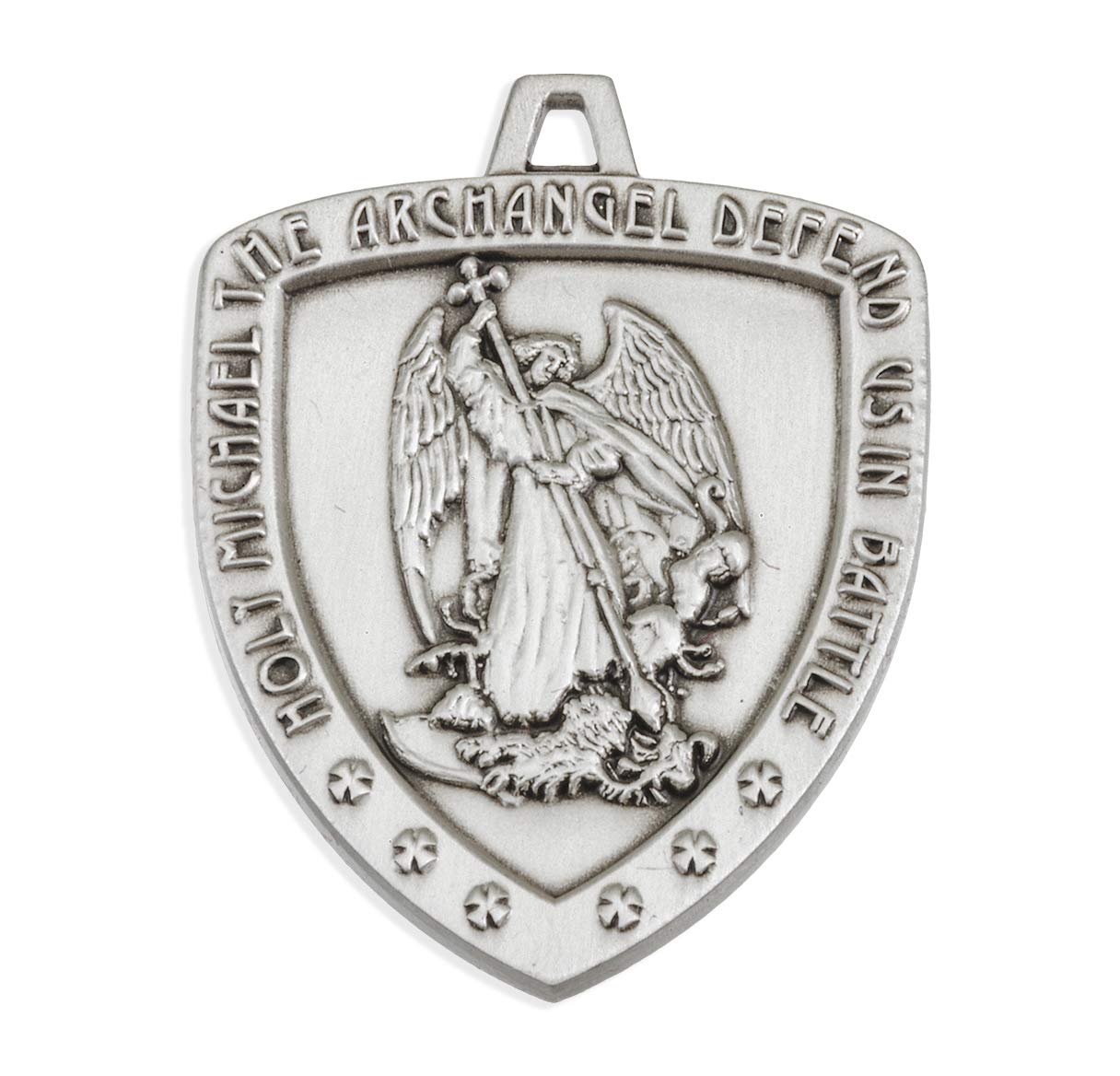 St. Michael Sterling Silver Medal Necklace - Religious Jewelry for Protection & Faith - Perfect for Gifts, Daily Wear & Spiritual Occasions