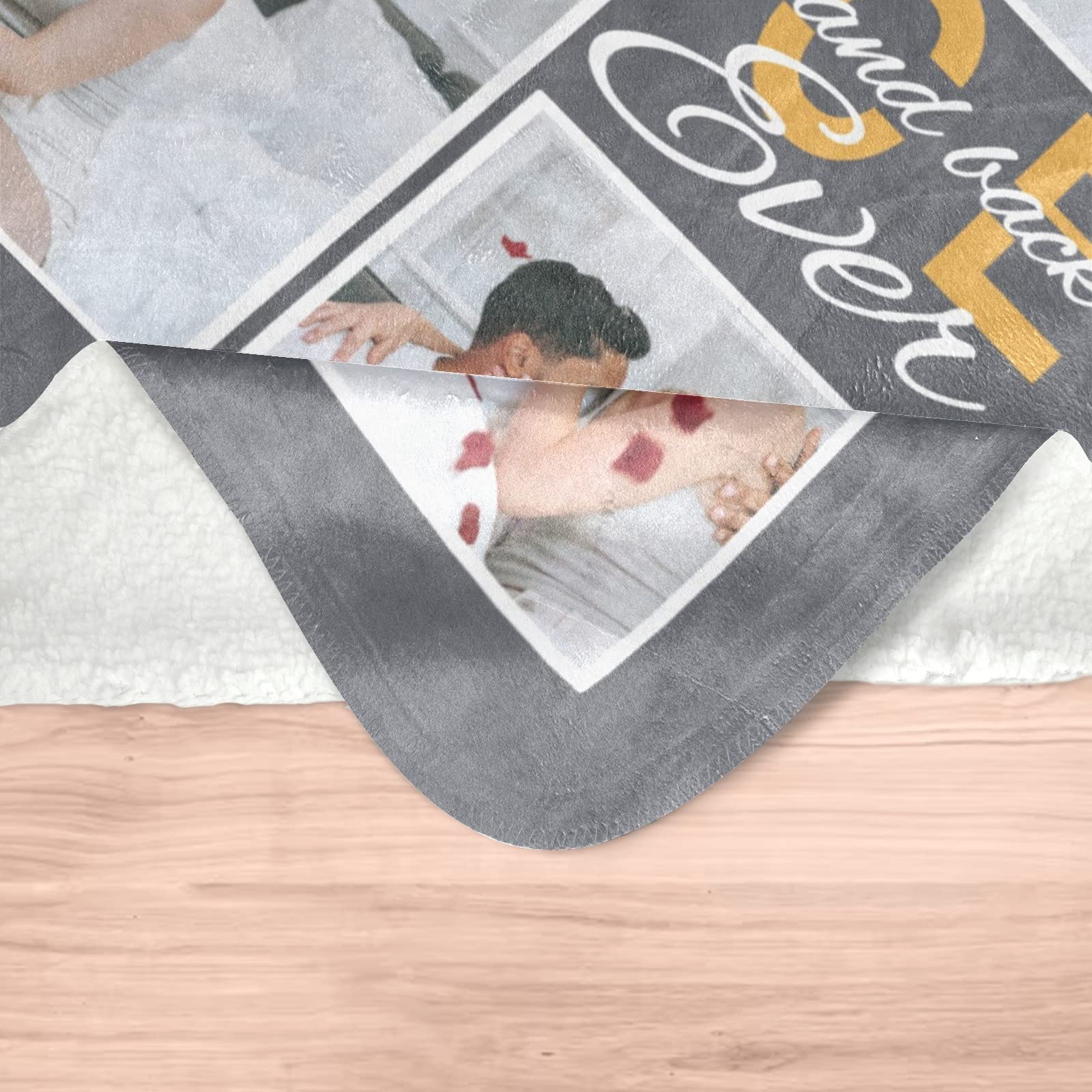 Personalized Photo Blanket - Custom Blanket with Your Picture for Mom, Dad, Kids, Couples & Friends - 50x60 Inch Sherpa Fleece Throw - Perfect for Birthdays, Anniversaries & Gifts - Cozy Home Decor, Bedroom Accent & Thoughtful Present