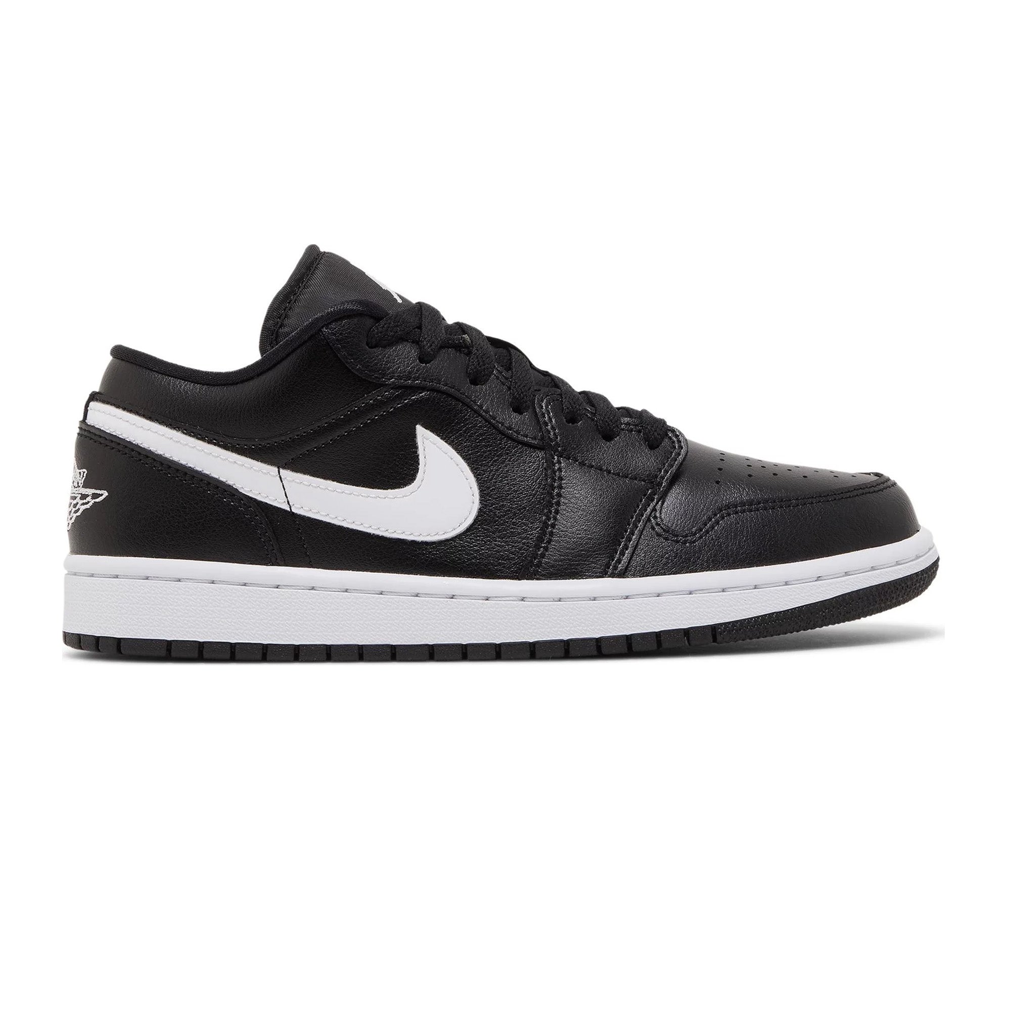 Air Jordan 1 Low 'Black White' Women's Sneakers (2022) - Casual & Athletic Shoes for Running, Gym, and Streetwear Fashion