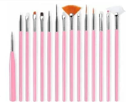 **AIR BEAUTY Nail Art Gel Pen Set - Professional Dotting, Painting & Drawing Tools for DIY Nail Designs (Pink) - Perfect for Home Manicures, Salon Use & Gift Giving**