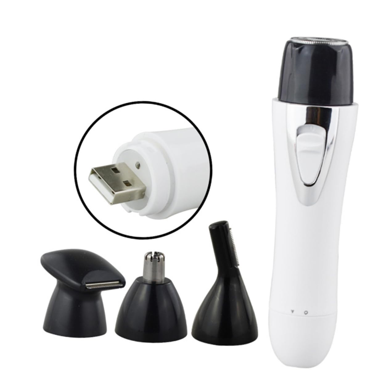 Didiseaon 3-Piece Electric Shaver Set - Rechargeable Beard Trimmer for Men & Women with Nose Hair Trimmer & Lipstick Design - USB Charging for Travel & Home Grooming - Perfect for Daily Shaving, Beard Styling & Personal Care
