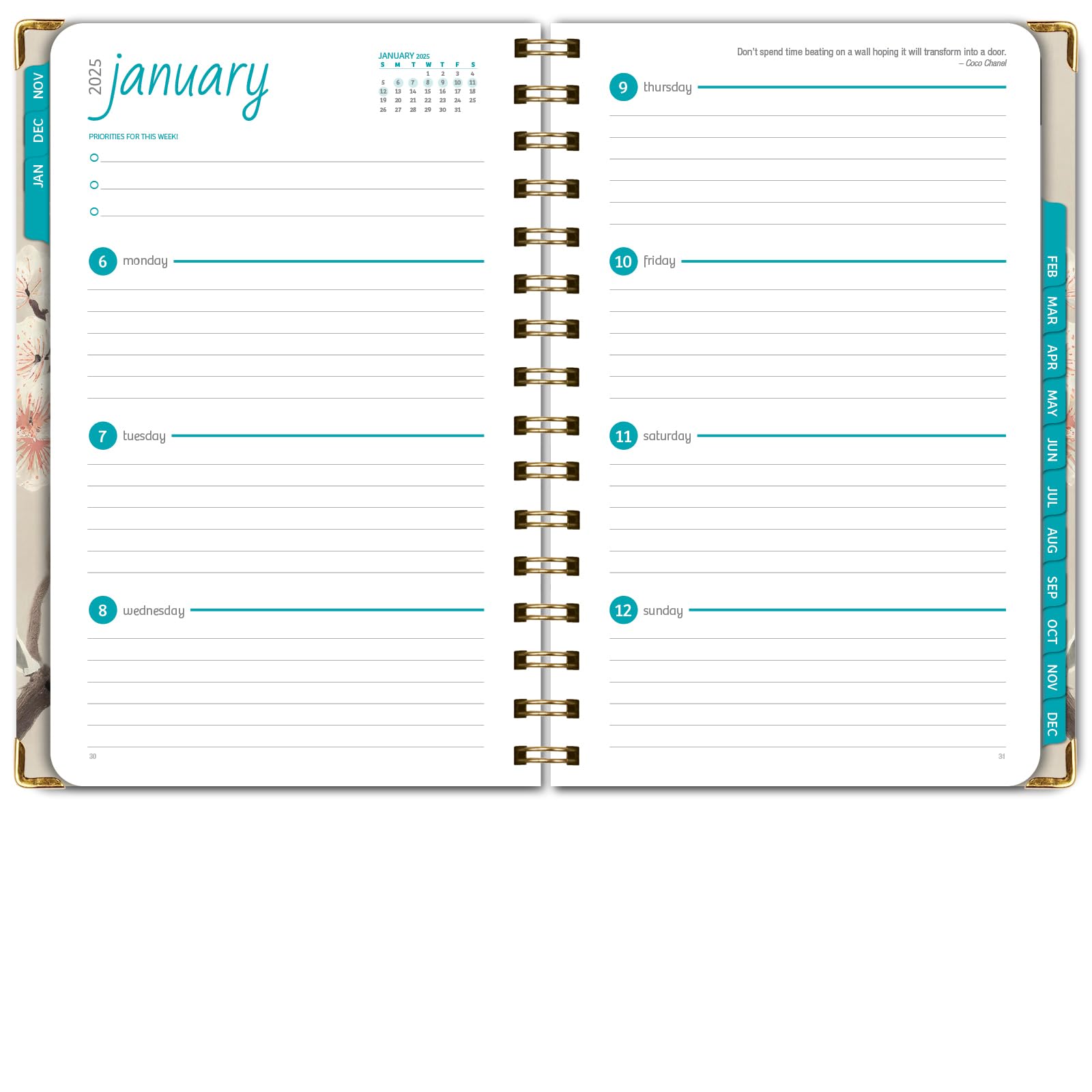 2025 Hardcover Planner - 5.5