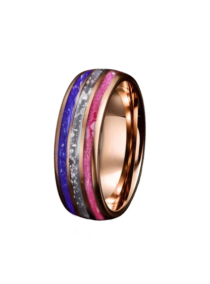 Galaxy Essence: Ashes Ring - Elegant Memorial Jewelry for Ashes Keepsake, Cremation Ring for Women & Men - Perfect for Remembrance, Sympathy Gifts & Special Occasions