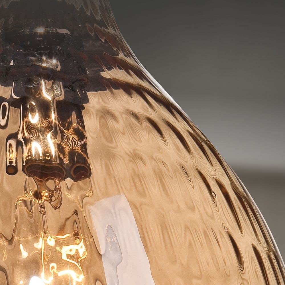 Modern 1-Light Large Chrome Pendant Light with Clear Glass Shade - 16.75 Inch Hanging Fixture for Kitchen Island, Dining Room & Entryway - Bailey Street Home 79-BEL-981398