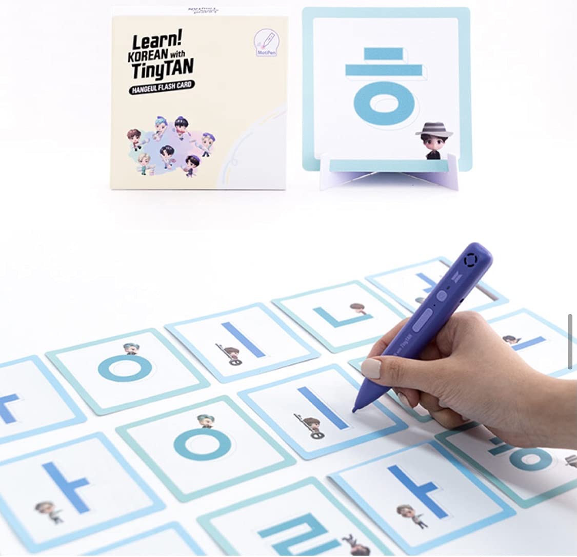 Official BTS TinyTAN Korean Language Learning Kit - Fun K-Pop Study Set for Beginners | Learn Korean with BTS Merchandise for Fans & Language Learners