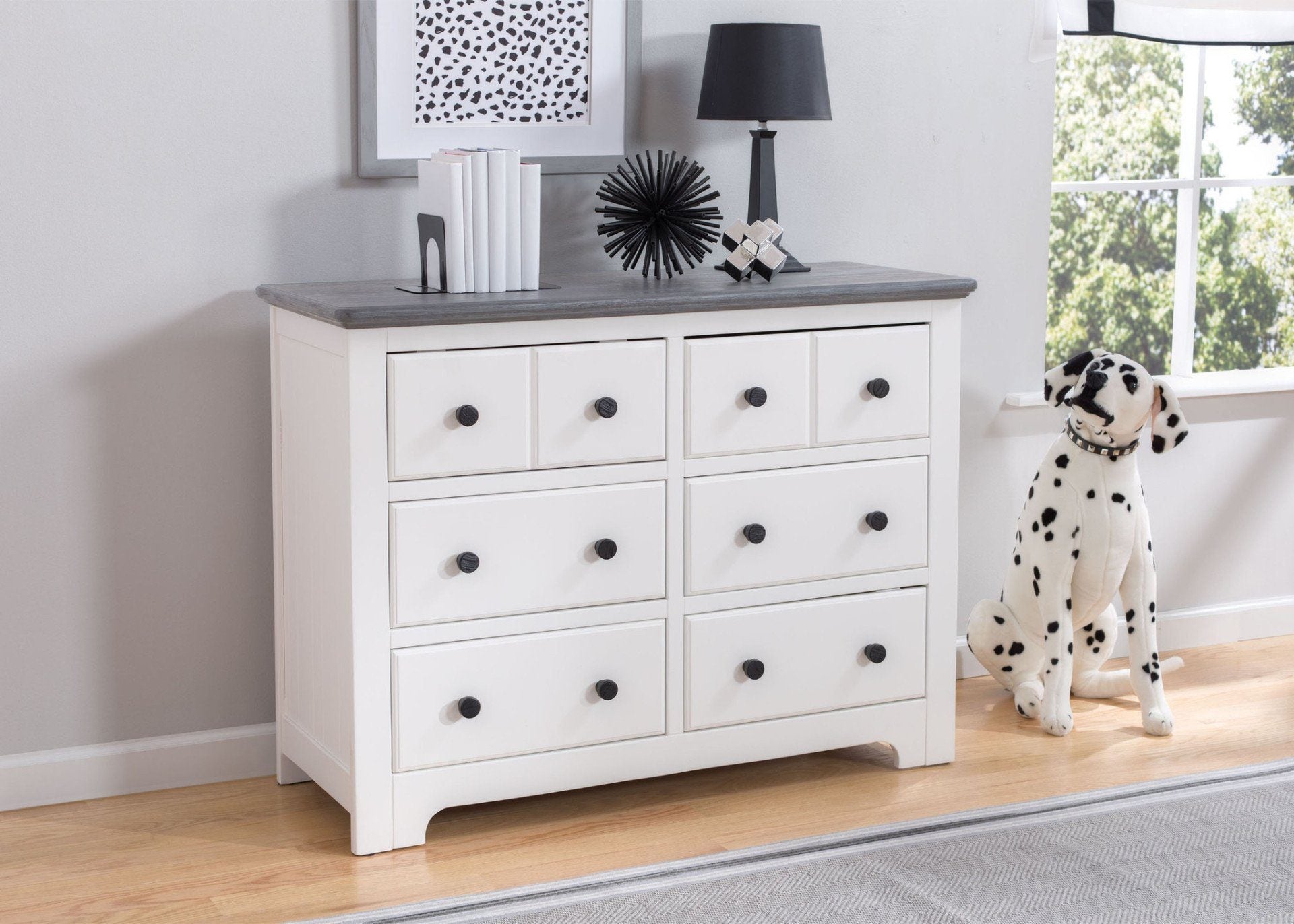 Providence 6 Drawer Dresser - Solid Wood Bedroom Chest of Drawers for Clothes Storage | Perfect for Master Bedroom, Guest Room & Nursery Organization