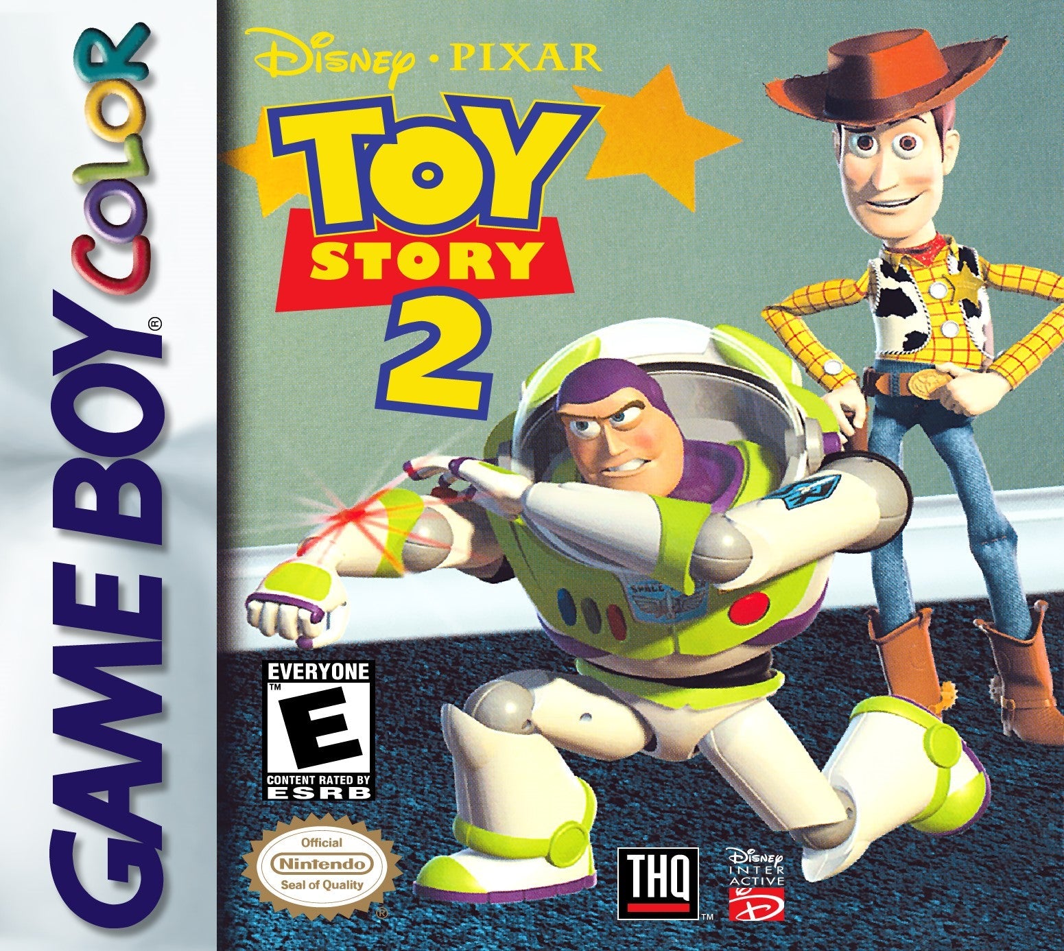 Vintage Toy Story 2 Game Boy Color Video Game Cartridge - Authentic Used GBC Disney Pixar Adventure Game for Collectors & Retro Gaming Enthusiasts | Perfect for Nostalgic Play, Display & Gift Giving